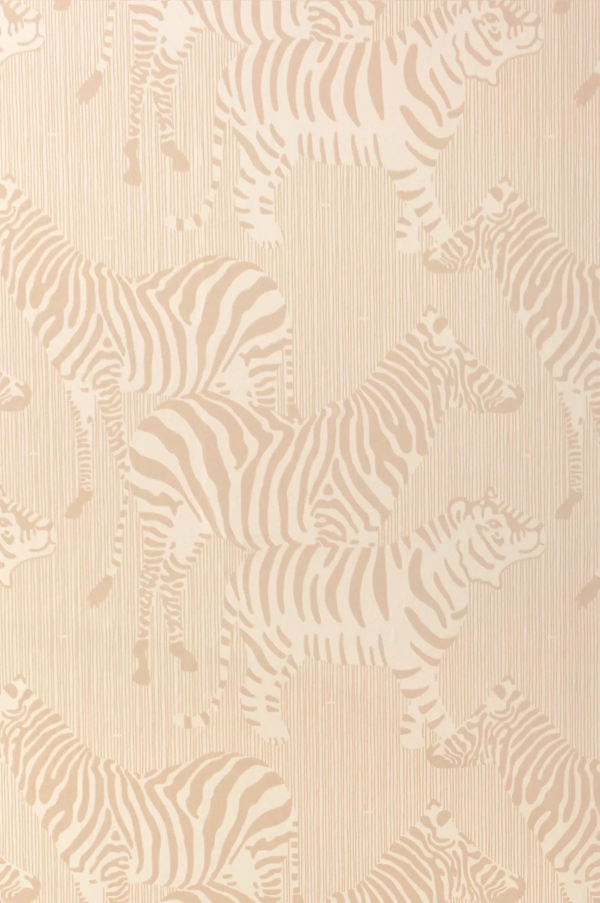 Majvillan Safari stripes dusty beige behang sfeerbeeld kinderkamer detail