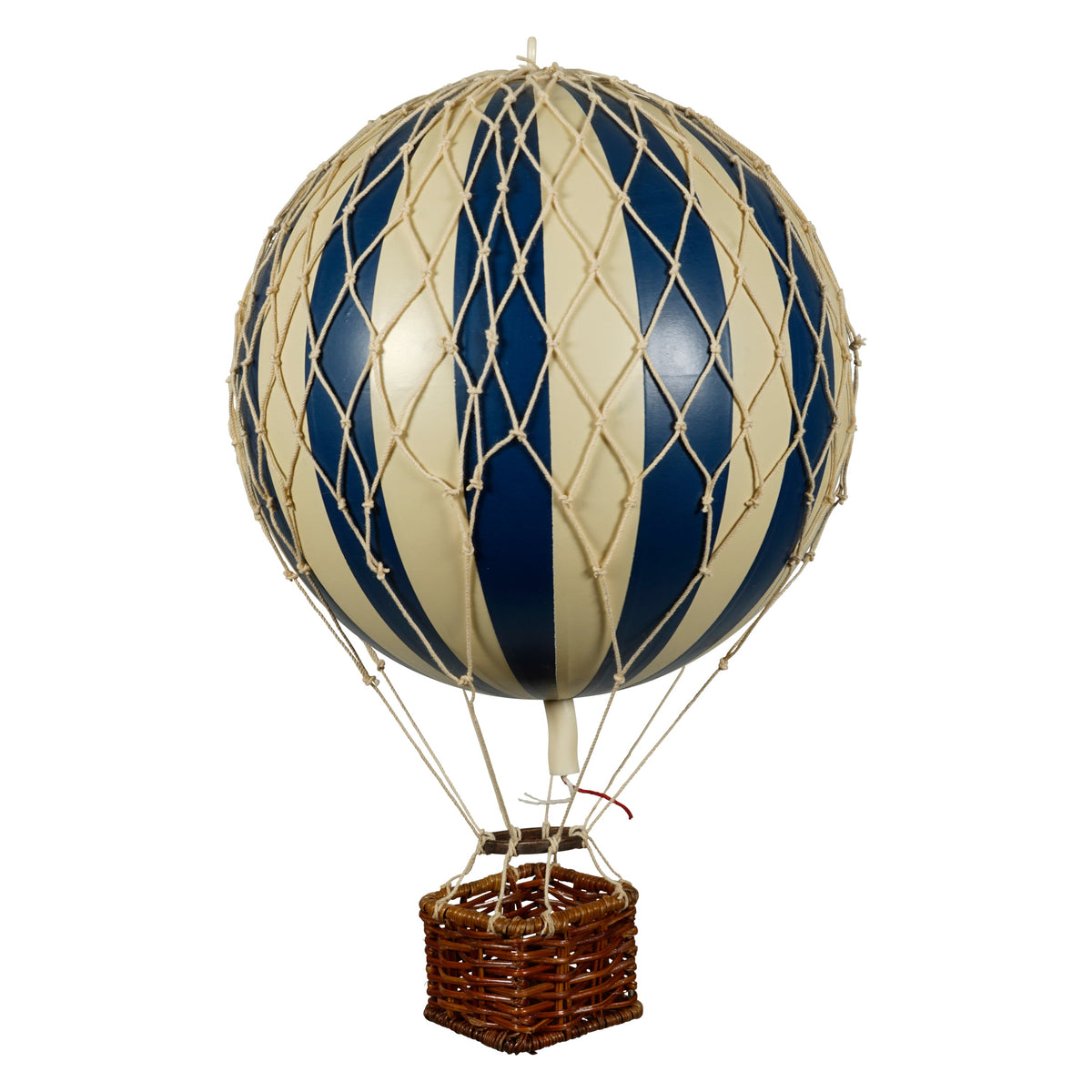 Luchtballon Travels Light marineblauw met ivoor - 30 cm — vooraanzicht