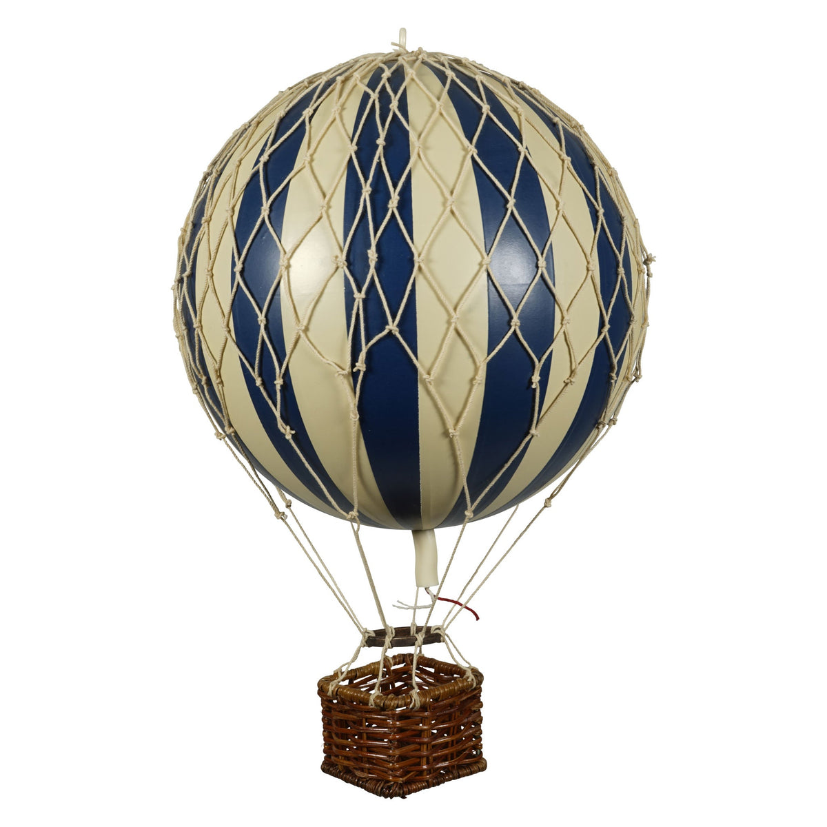 Luchtballon Travels Light marineblauw met ivoor - 30 cm — vooraanzicht