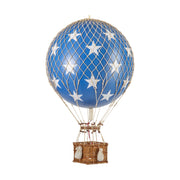 Luchtballon Royal Aero met sterren - 56 cm — vooraanzicht