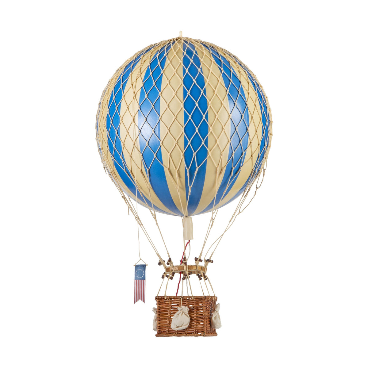 Luchtballon Royal Aero blauw - 56 cm — vooraanzicht