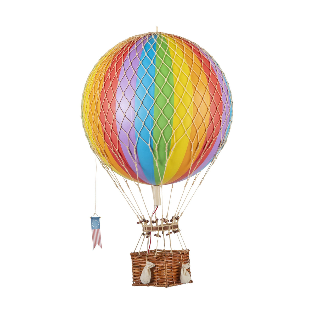 Luchtballon Royal Aero regenboog - 56 cm — vooraanzicht