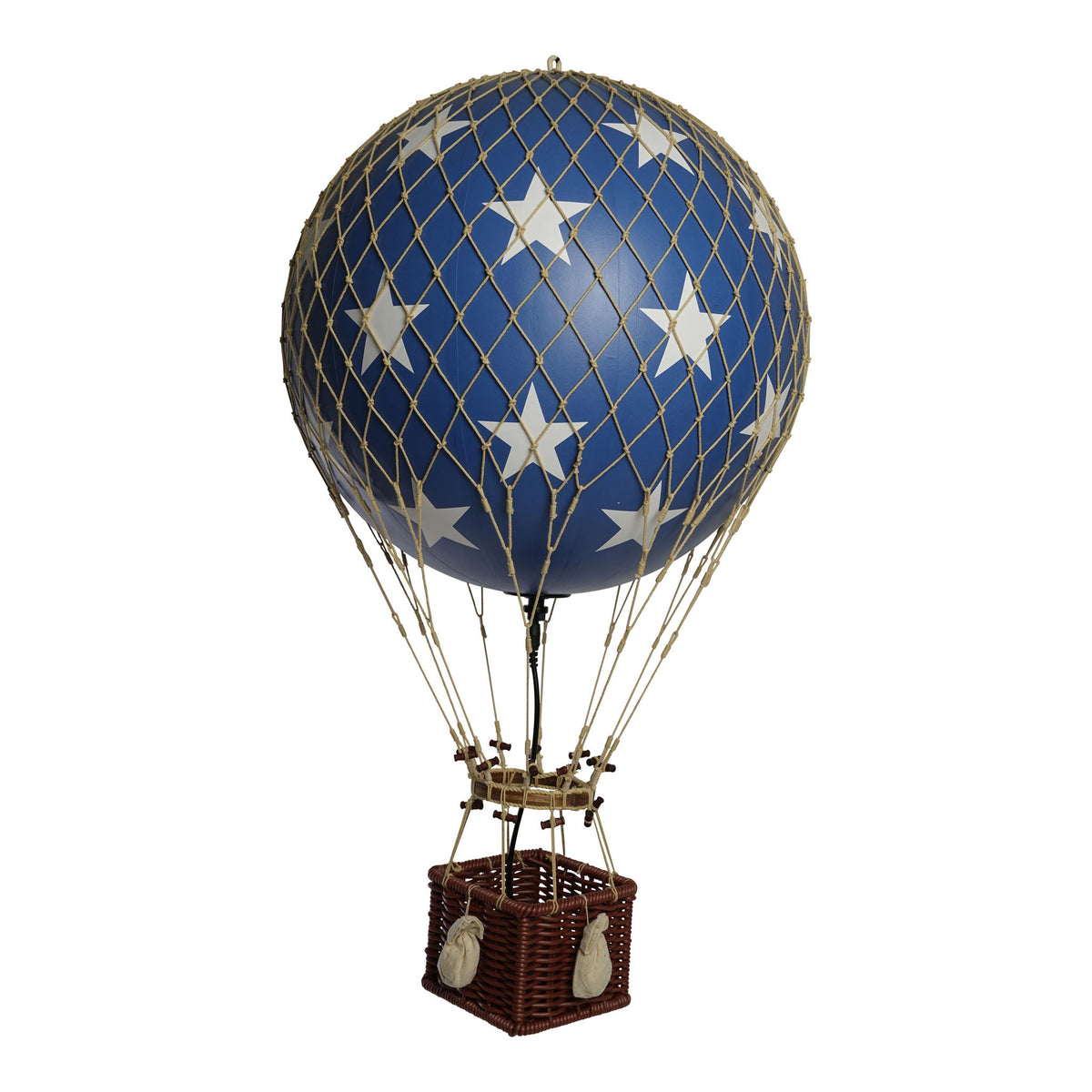 Luchtballon met lampje Royal Aero met sterren - 56 cm — vooraanzicht