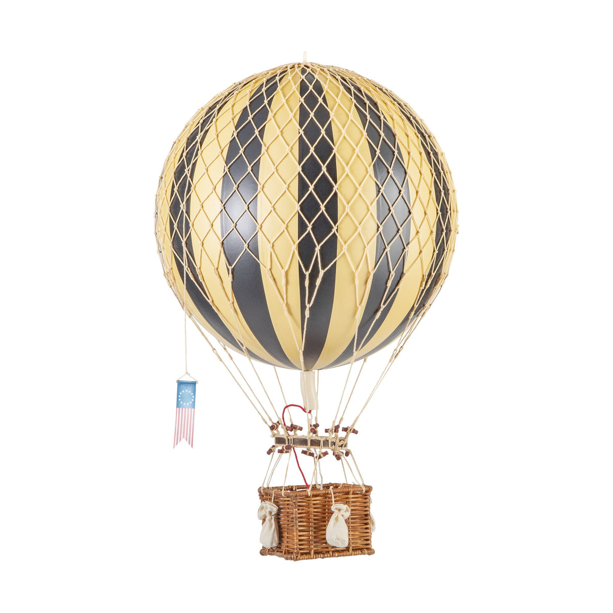 Luchtballon Royal Aero zwart - 56 cm — vooraanzicht
