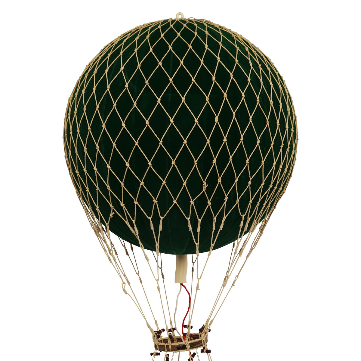 Luchtballon Royal Aero groen fluweel - 56 cm — ballon van dichtbij