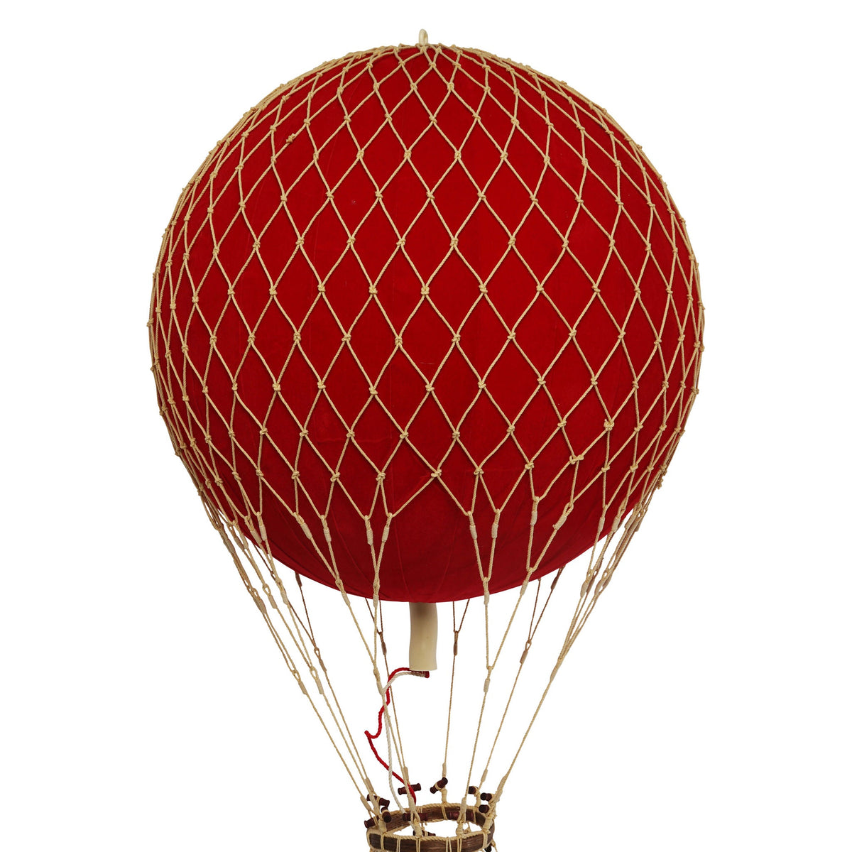 Luchtballon Royal Aero rood fluweel - 56 cm — ballon van dichtbij