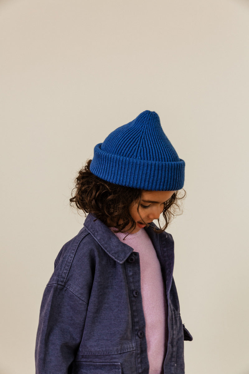 Beanie Fonzie Kobaltblauw