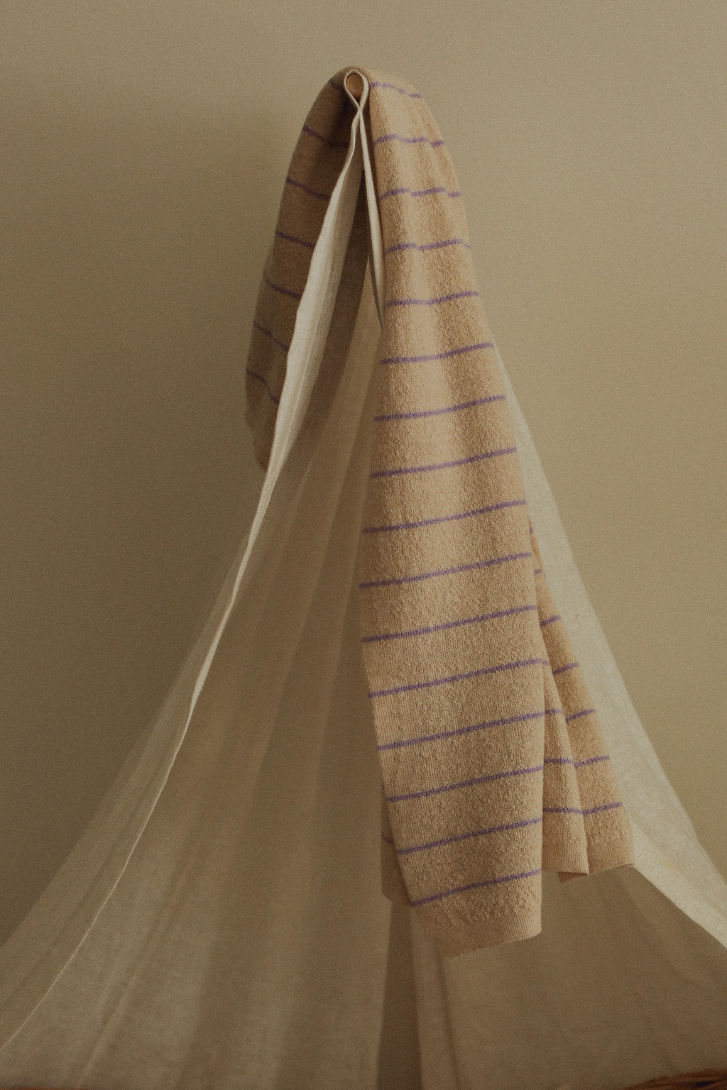 Deken Harry Cream/Lilac