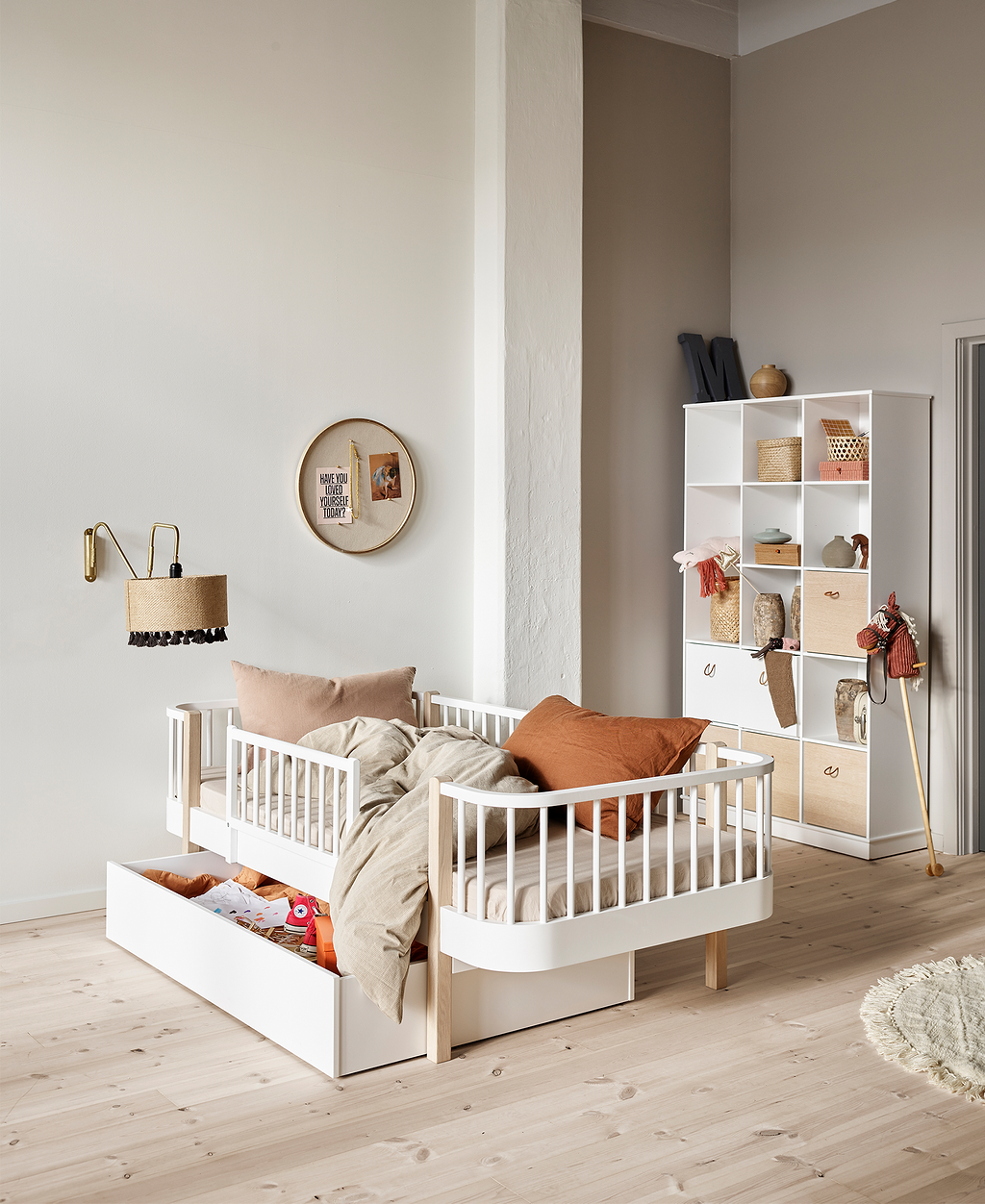 Wood Original Bed Guard White