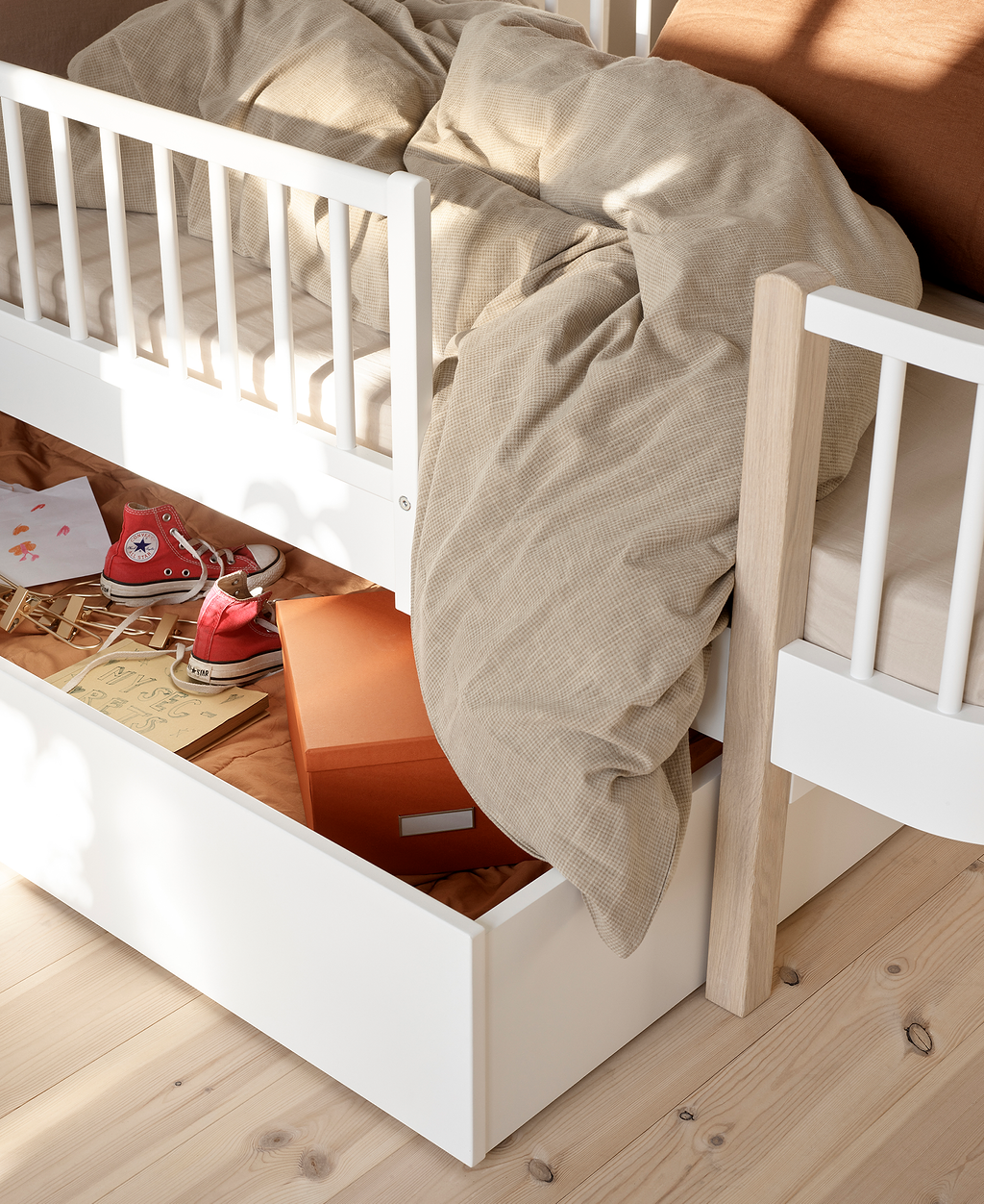 Wood Original Bed Guard White
