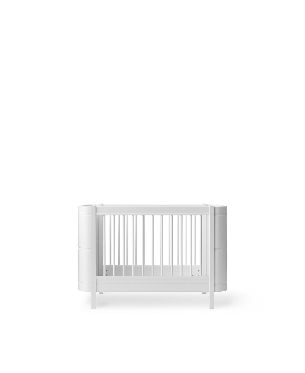 Wood Mini+ Cot Bed Excl. Junior Kit White