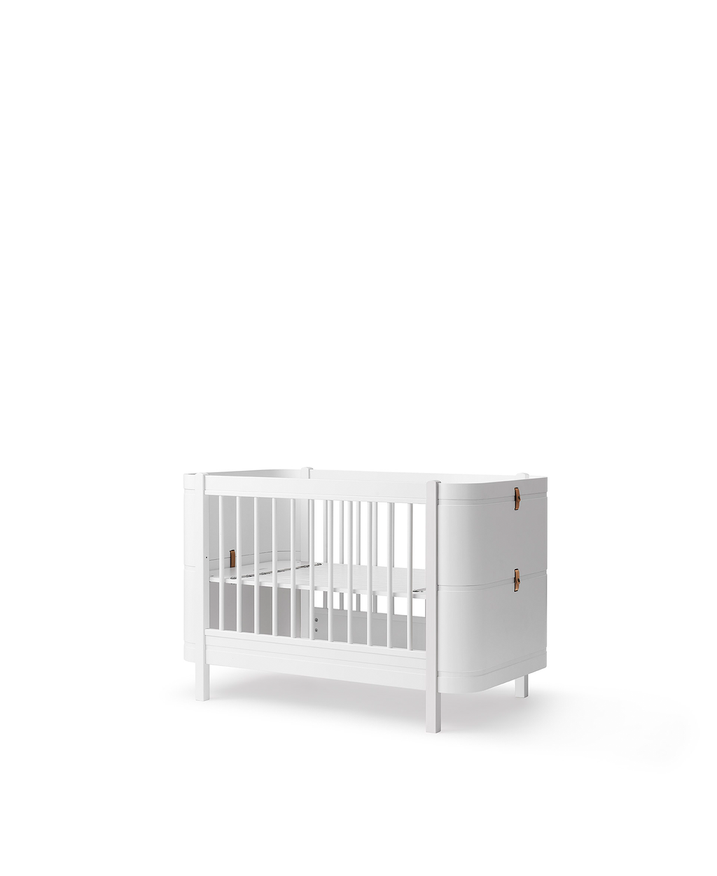 Wood Mini+ Cot Bed Excl. Junior Kit White