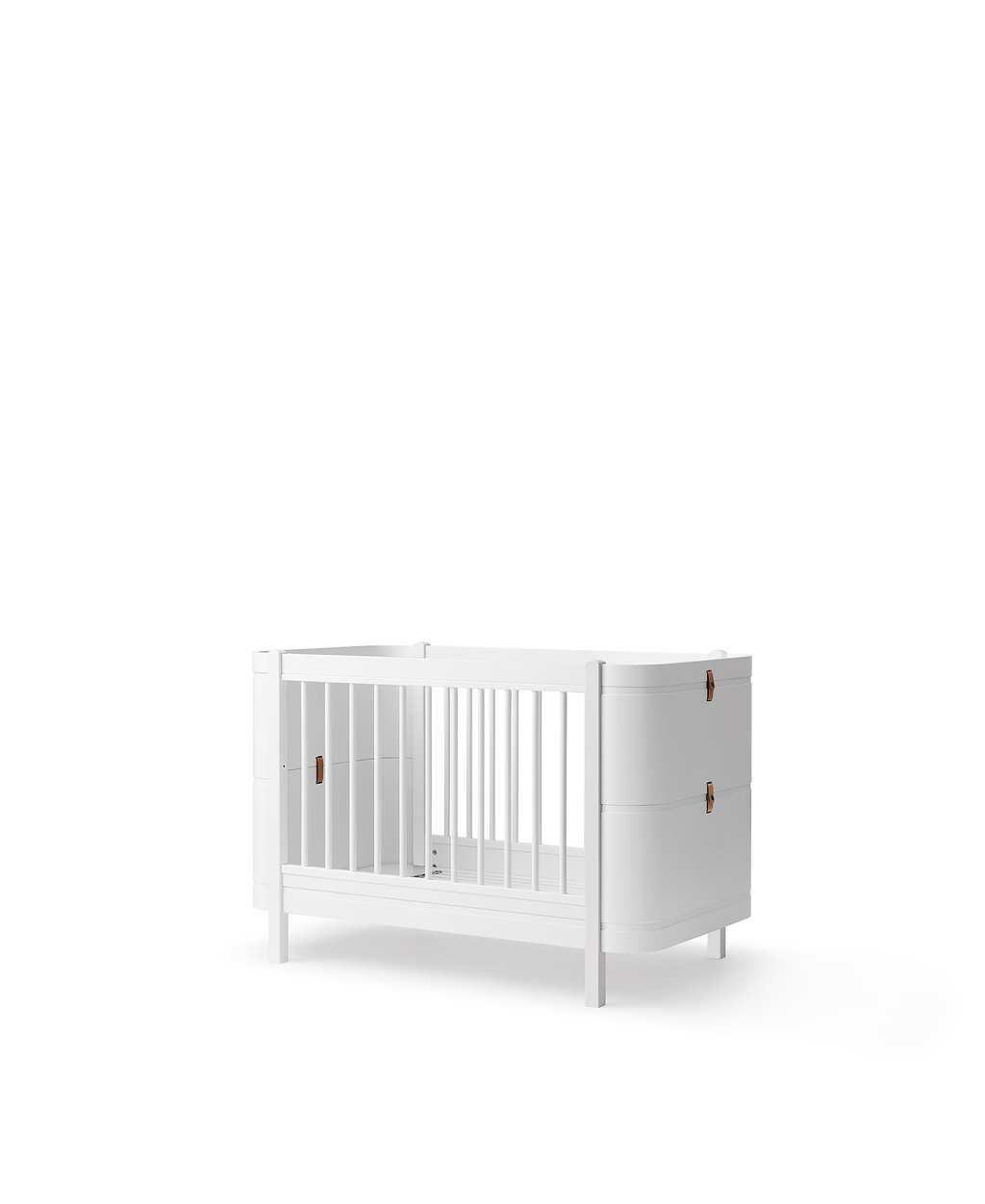 Wood Mini+ Cot Bed Excl. Junior Kit White