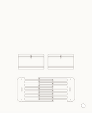 Mini+ sibling kit (additional parts to Mini+ cot bed incl. junior kit, white/oak and white)