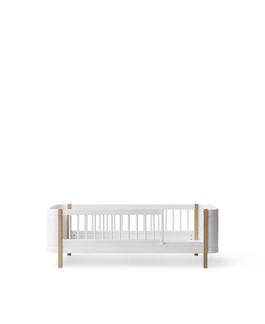 Wood Mini+ Junior Bed White/oak