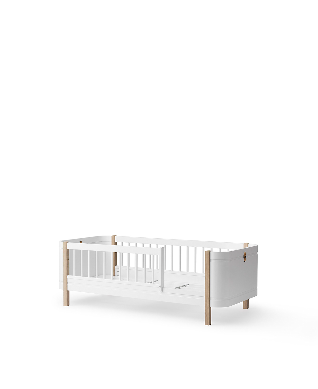Wood Mini+ Junior Bed White/oak