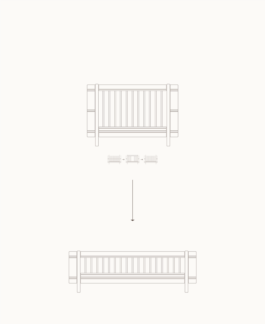 Conversiekit Mini+ Cot Naar Mini+ Junior Bed White/oak