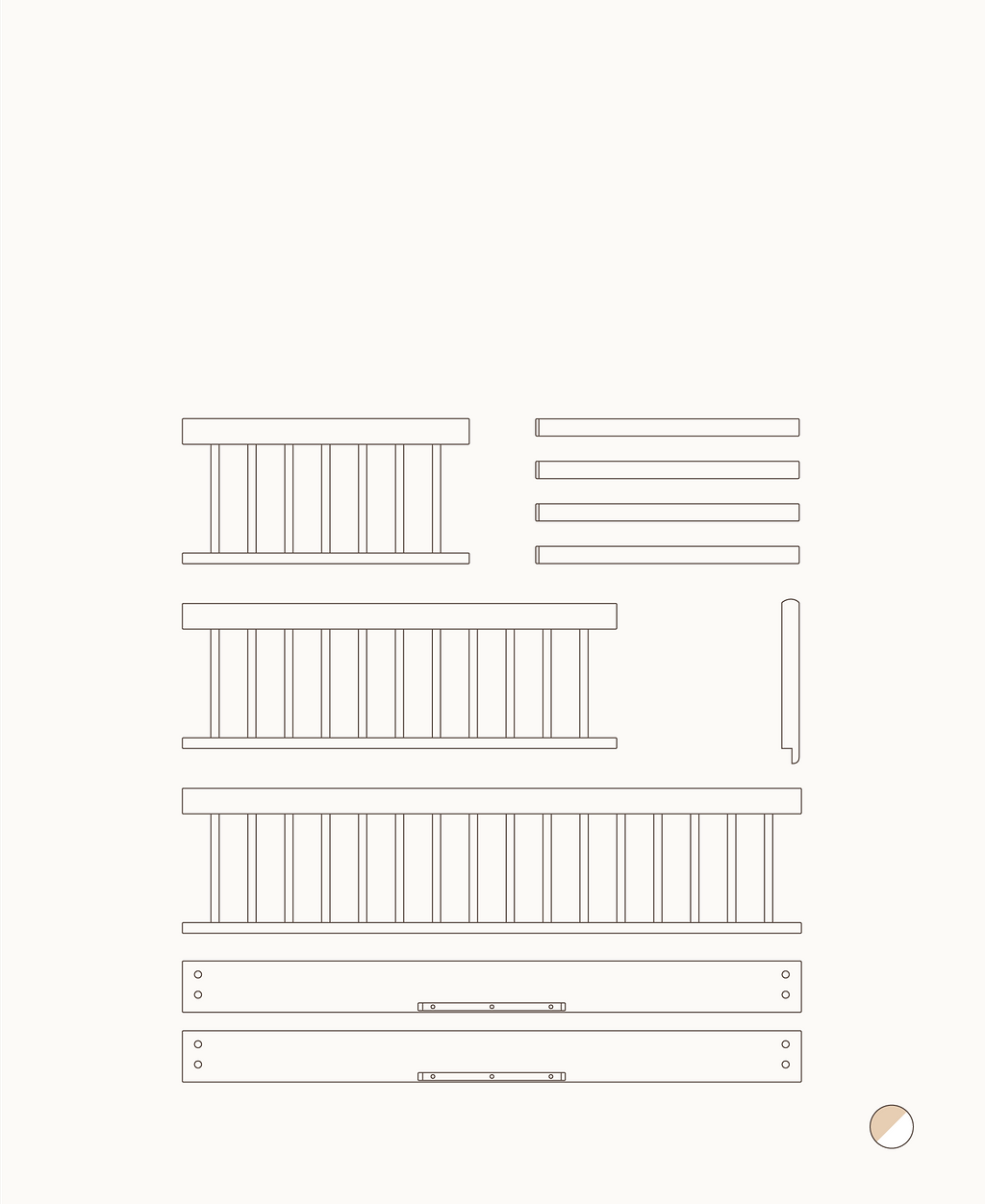 Conversiekit Mini+ Cot Naar Mini+ Junior Bed White/oak