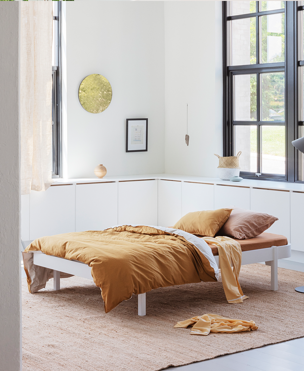 Wood Lounger 120 White