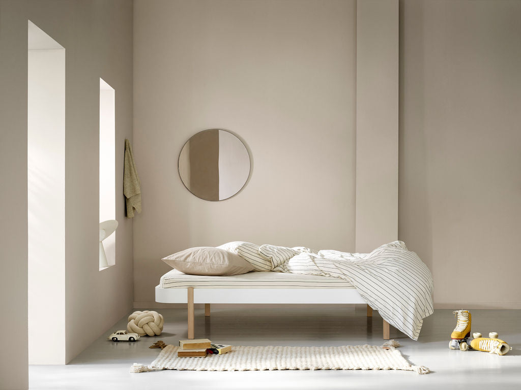 Wood Lounger 120 White/oak