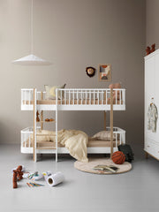 Wood Original Low Bunk Bed White/oak