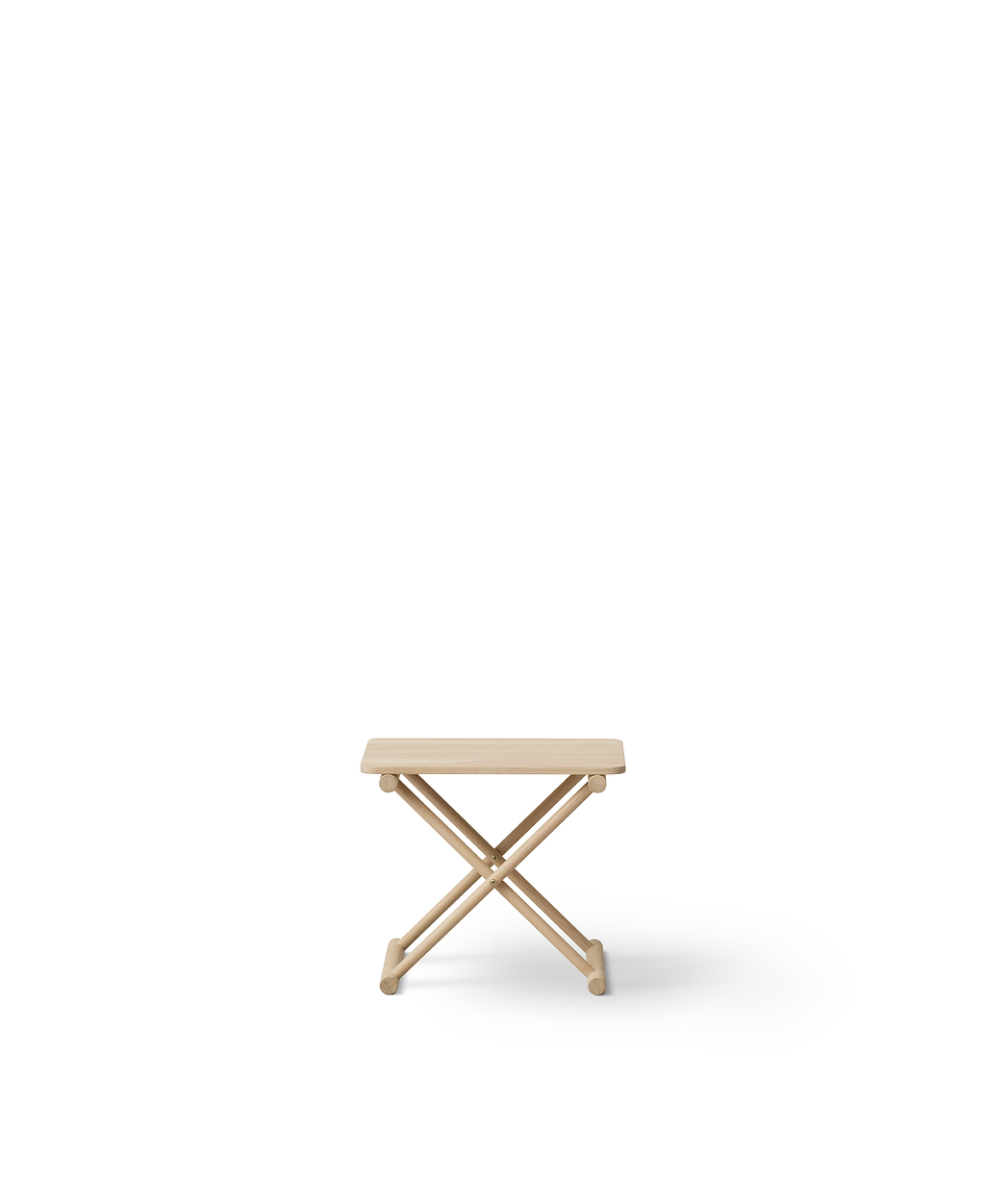 Camp Bed Table Low Oak