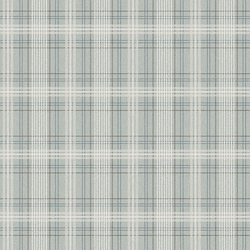 Boråstapeter Tailor´s Tweed — Cottage Garden vliesbehang in turquoise, sfeervolle slaapkamer