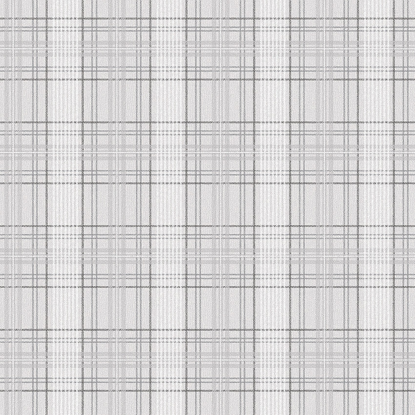 Boråstapeter Tailor´s Tweed — Cottage Garden vliesbehang in grijs, sfeervolle slaapkamer