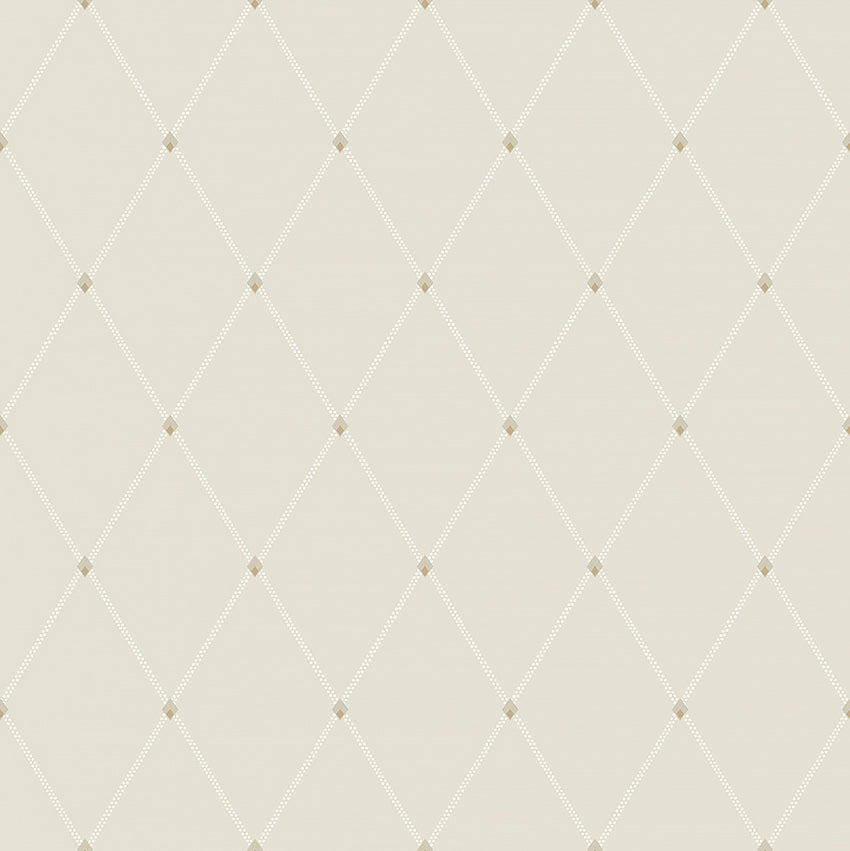 Boråstapeter Fredrik — Timeless Traditions vliesbehang in beige, sfeervolle woonkamer