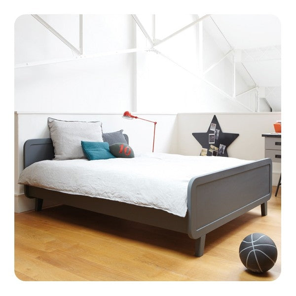 Lit Rond 140 Gris
