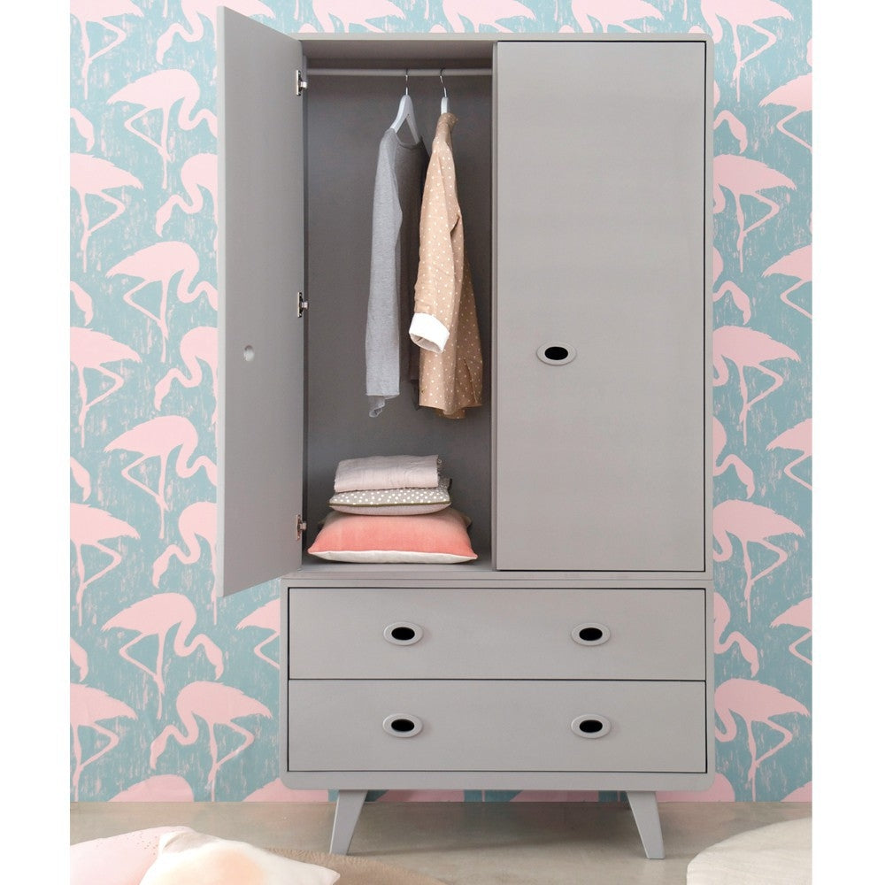 Kledingkast Armoire Toi & Moi Vieux Rose