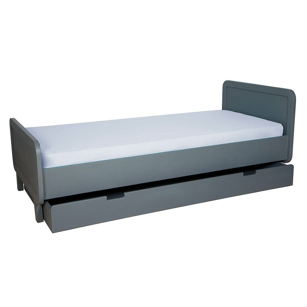 Lit Rond 140 Gris Souris