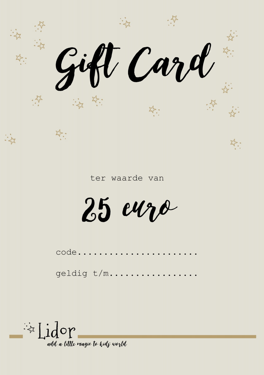 Gift Card 25 Euro