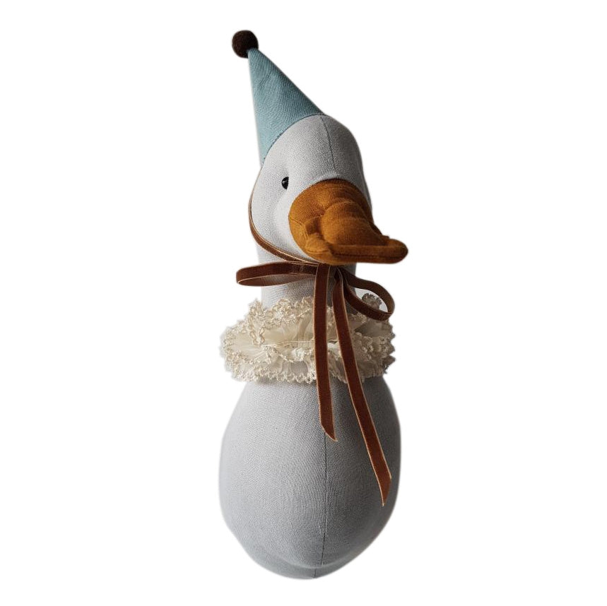 Circus Duck Grijs Met Turquoise Hoed