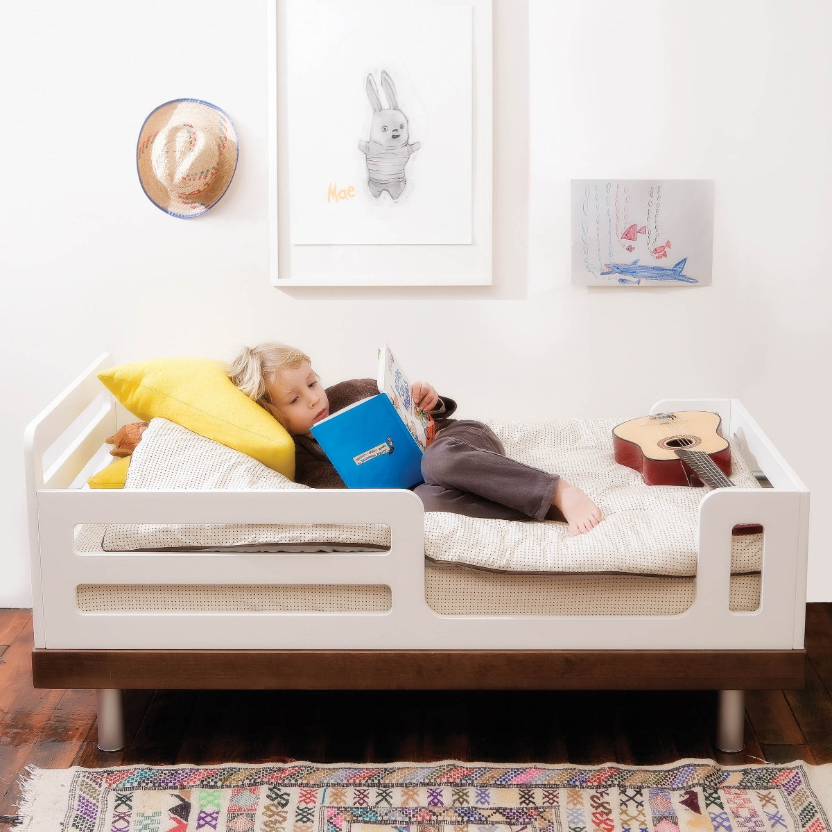 Classic Toddler Bed Conversion White