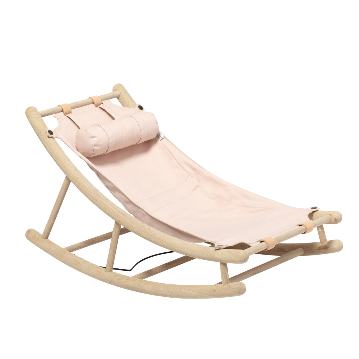 Wood Baby & Toddler Rocker Oak/rose