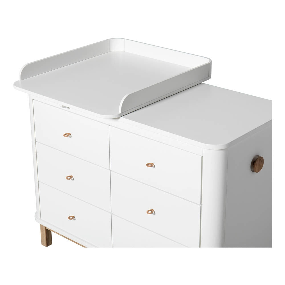Wood Nursery Top Small White