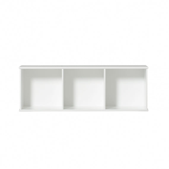 Oliver Furniture Wood Storage - Shelving Unit 3x1 in een speelhoek of babykamer met tijdloos Scandinavisch design