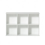 Oliver Furniture Wood Storage - Shelving Unit 3x2 in een speelhoek of babykamer met tijdloos Scandinavisch design