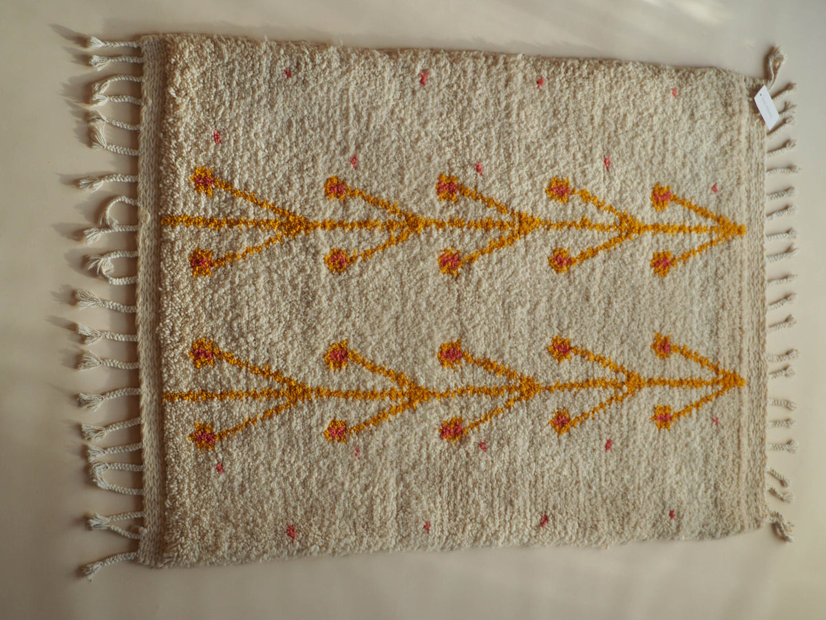 Tapijt Geel Design